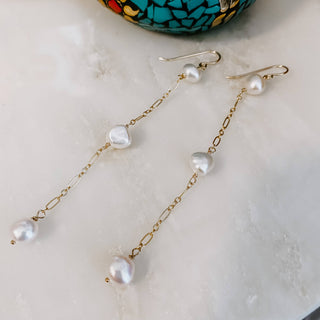 Vahine Pearl Earrings