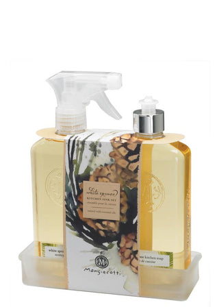 White Spruce Kitchen Caddy Sets