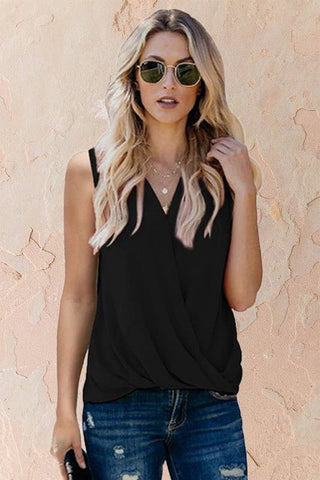 Wrap Casual Top-CWTTSL0051