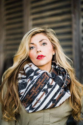 Prairie Aztec Infinity Scarf