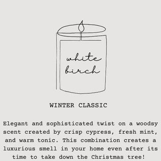 White Birch Candle Eucalyptus/Birchwood