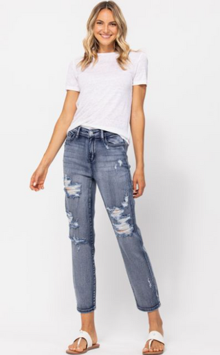 Judy Blue Boyfriend Crop