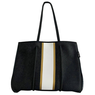 Camille Large Neoprene Tote - Black